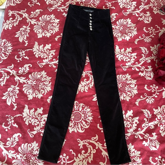Veronica Beard Velvet Debbie Skinny High Rise Jeans SZ 00 - Picture 1 of 13